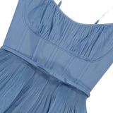 Abito midi plissettato in blu Zimmermann - donna 