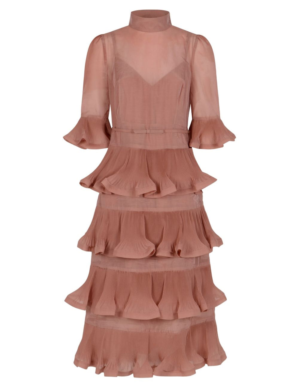 Abito con ruches in rosa Zimmermann - donna 