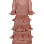 Abito con ruches in rosa Zimmermann - donna 