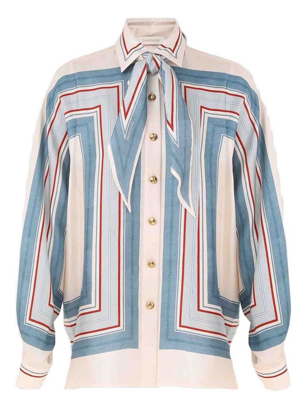 Camicia con stampa geometrica multicolor Zimmermann - donna 