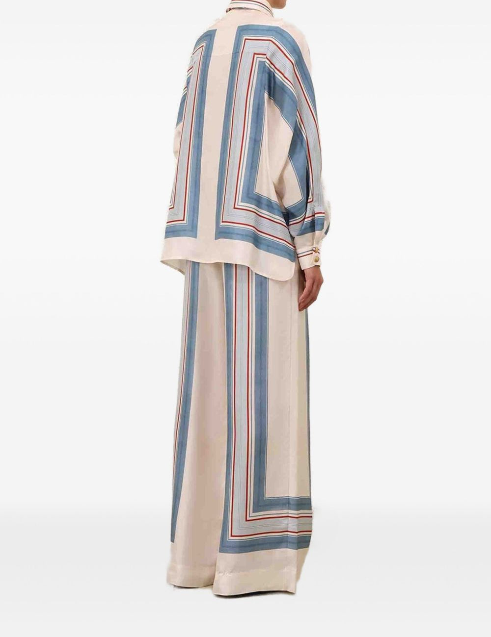 Camicia con stampa geometrica multicolor Zimmermann - donna 