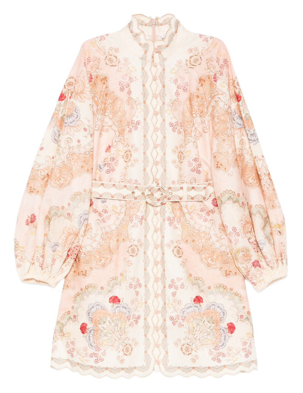 Abito corto Daylight a fiori in beige e multicolore Zimmermann - donna 