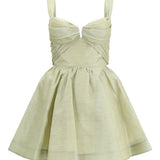 Abito corto Rebellion in verde Zimmermann - donna 