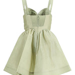 Abito corto Rebellion in verde Zimmermann - donna 