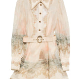 Mini abito marine rebellion multicolore Zimmermann - donna 