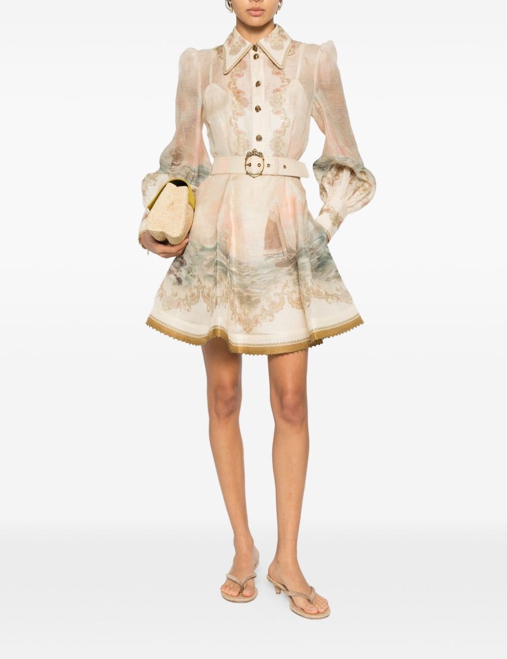Mini abito marine rebellion multicolore Zimmermann - donna 
