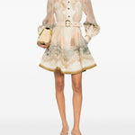 Mini abito marine rebellion multicolore Zimmermann - donna 