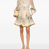 Mini abito marine rebellion multicolore Zimmermann - donna 