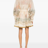 Mini abito marine rebellion multicolore Zimmermann - donna 