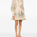 Mini abito marine rebellion multicolore Zimmermann - donna 