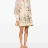 Mini abito marine rebellion multicolore Zimmermann - donna 