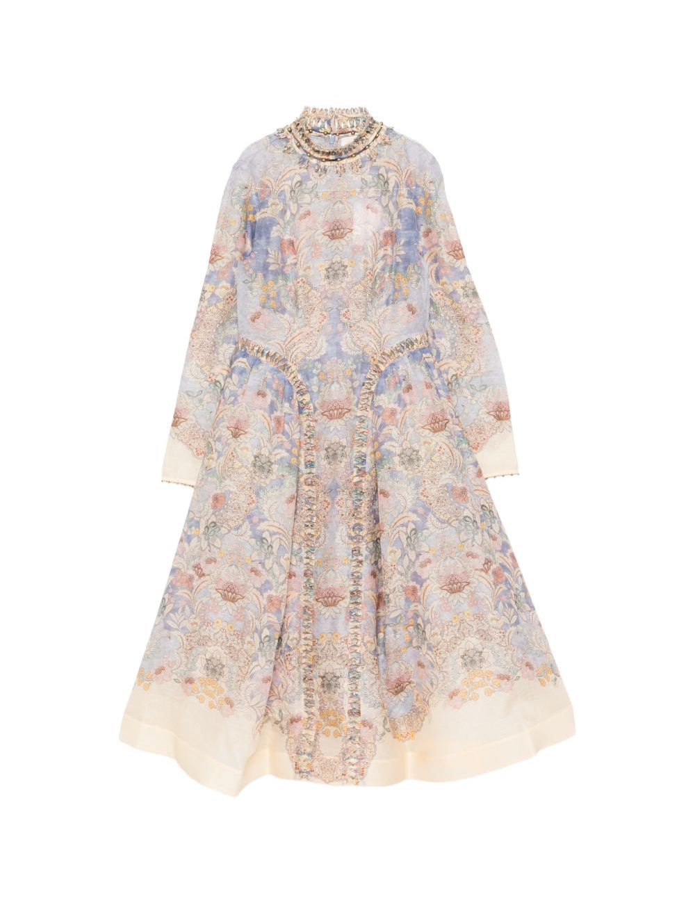 Abito midi Rebellion in rosa chiaro ZIMMERMANN - donna 