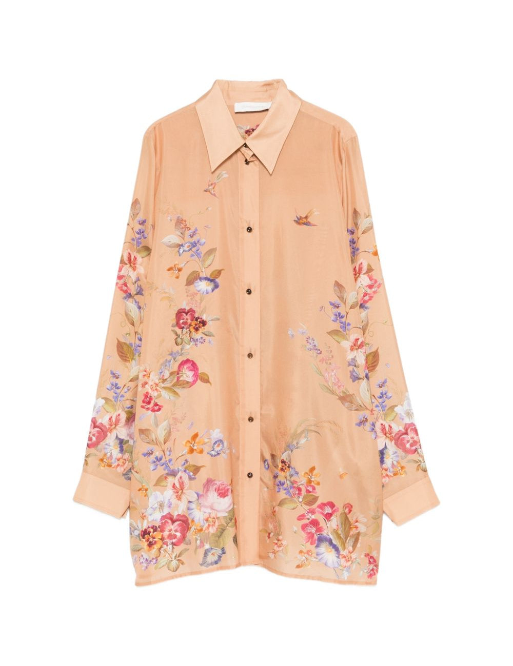 Camicia Patience a fiori in rosa pesca Zimmermann - donna 