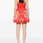 Abito corto Rebellion a fiori in rosso ZIMMERMANN - donna 