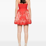 Abito corto Rebellion a fiori in rosso ZIMMERMANN - donna 