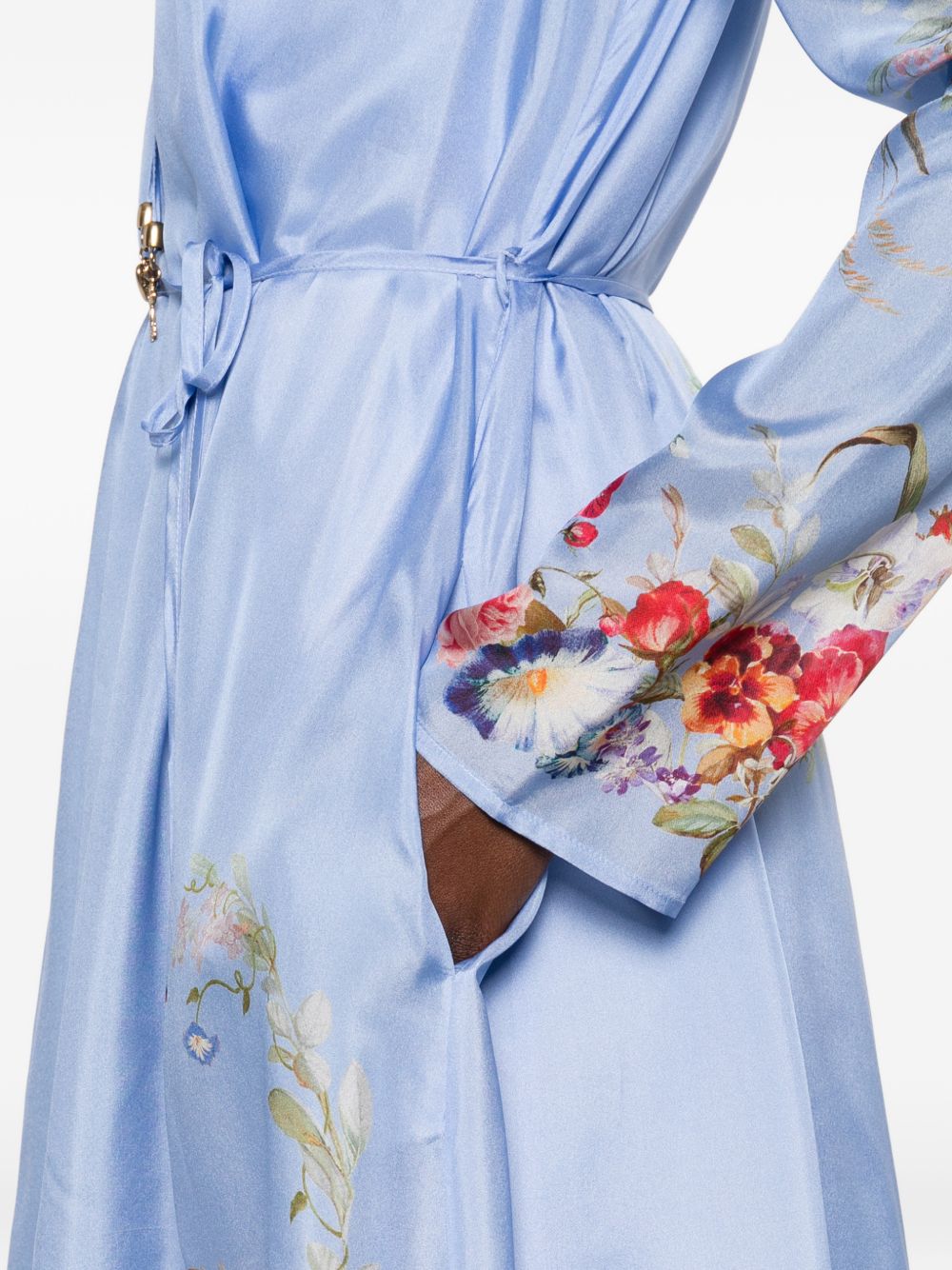 Abito lungo Patience in azzurro ZIMMERMANN - donna 