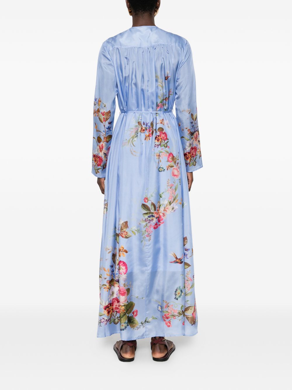 Abito lungo Patience in azzurro ZIMMERMANN - donna 