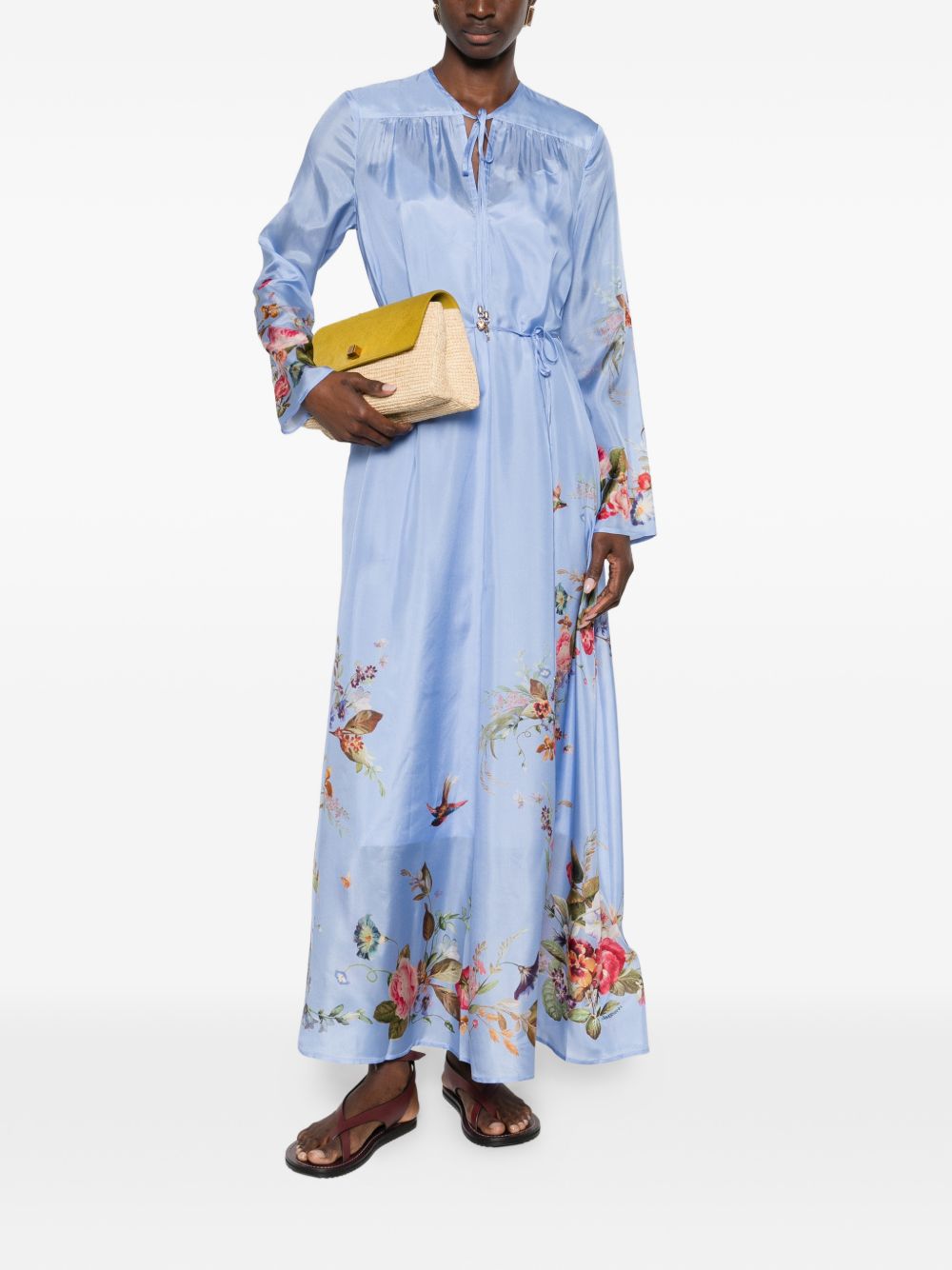 Abito lungo Patience in azzurro ZIMMERMANN - donna 