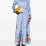 Abito lungo Patience in azzurro ZIMMERMANN - donna 