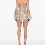 Abito corto con ruches Rebellion multicolor Zimmermann - donna 
