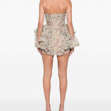 Abito corto con ruches Rebellion multicolor Zimmermann - donna 