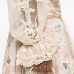 Blusa Rebellion con ruches multicolor Zimmermann - donna 