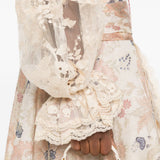 Blusa Rebellion con ruches multicolor Zimmermann - donna 