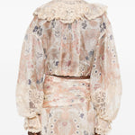 Blusa Rebellion con ruches multicolor Zimmermann - donna 