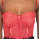 Body a corsetto Rebellion in rosso Zimmermann - donna 