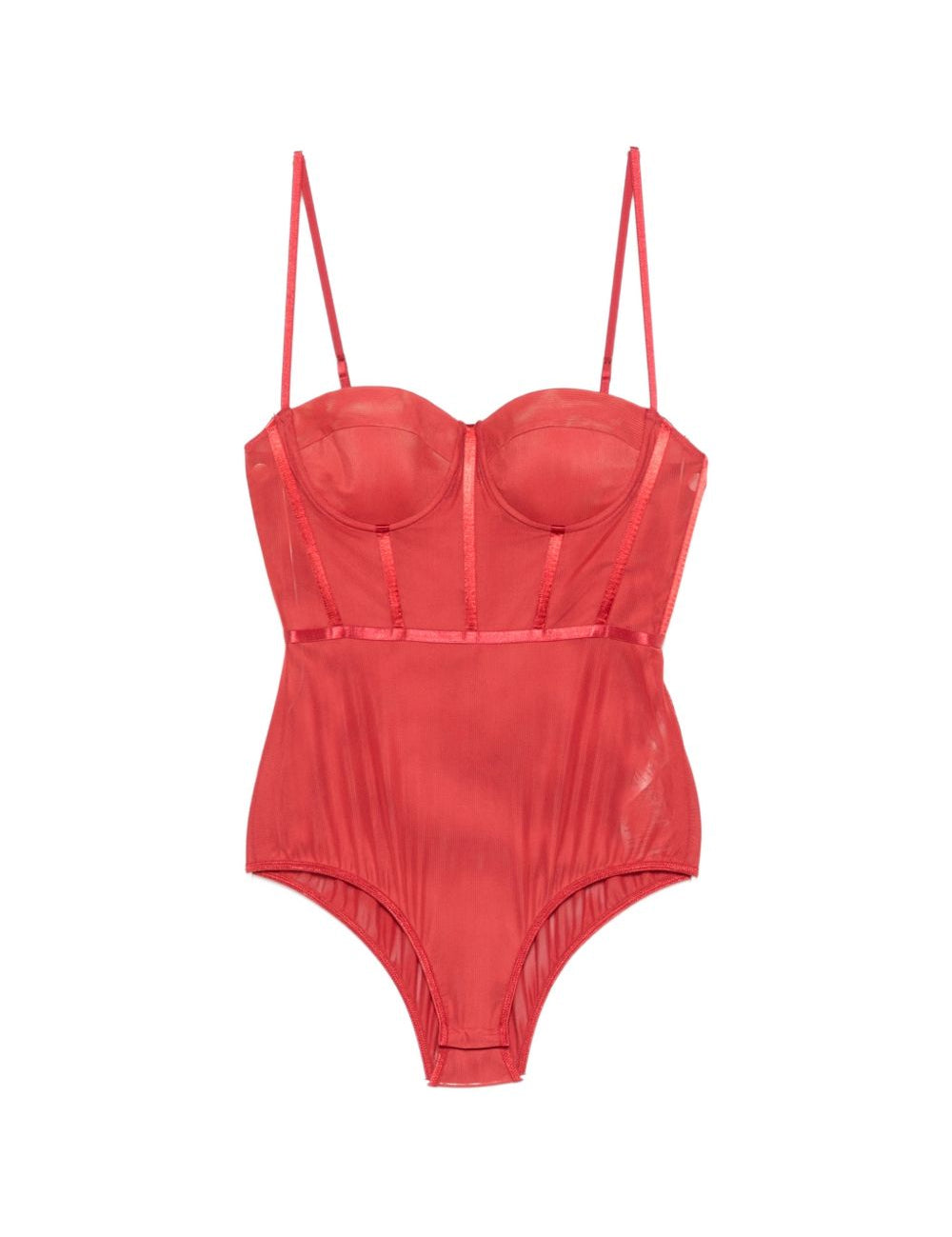 Body a corsetto Rebellion in rosso Zimmermann - donna 