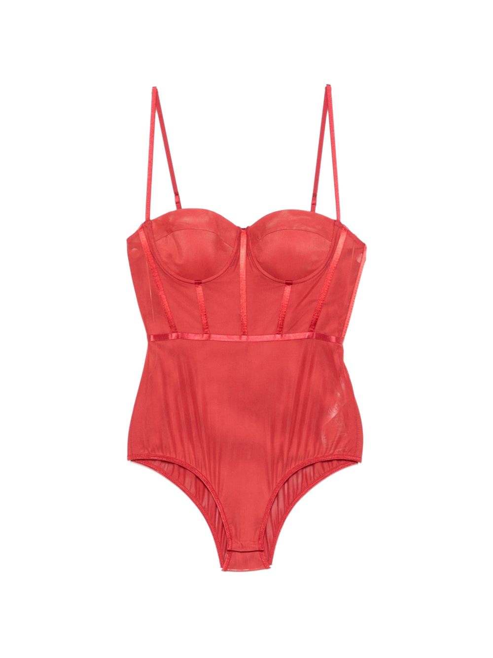 Body a corsetto Rebellion in rosso Zimmermann - donna 