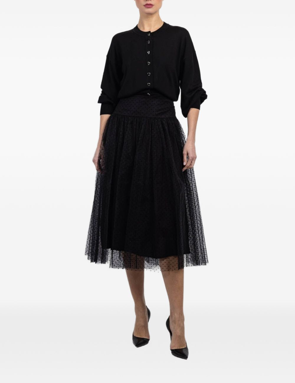 Gonna midi a pois in nero Zimmermann - donna 