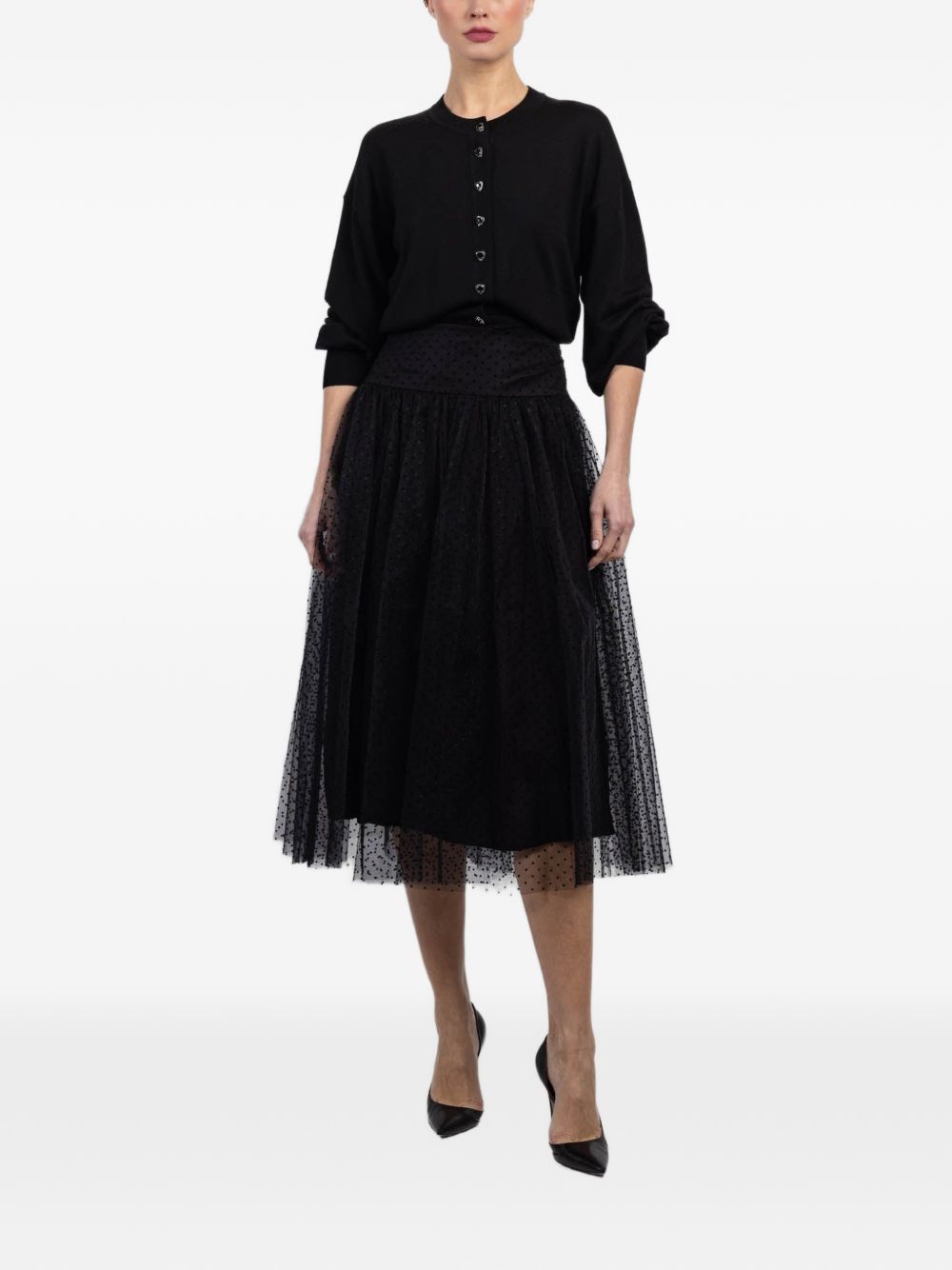 Gonna midi a pois in nero Zimmermann - donna 