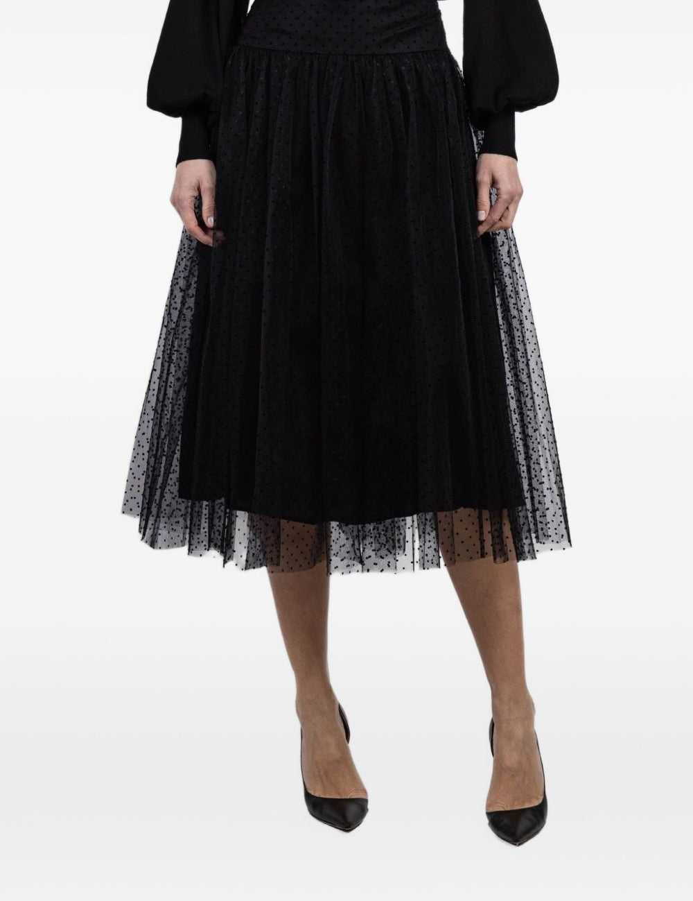 Gonna midi a pois in nero Zimmermann - donna 