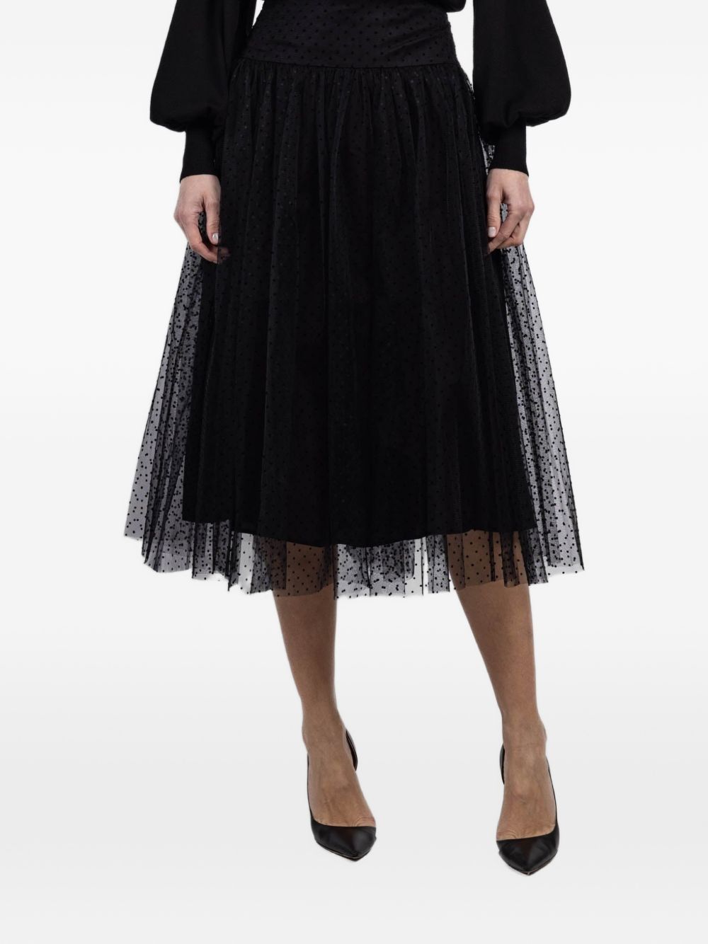 Gonna midi a pois in nero Zimmermann - donna 