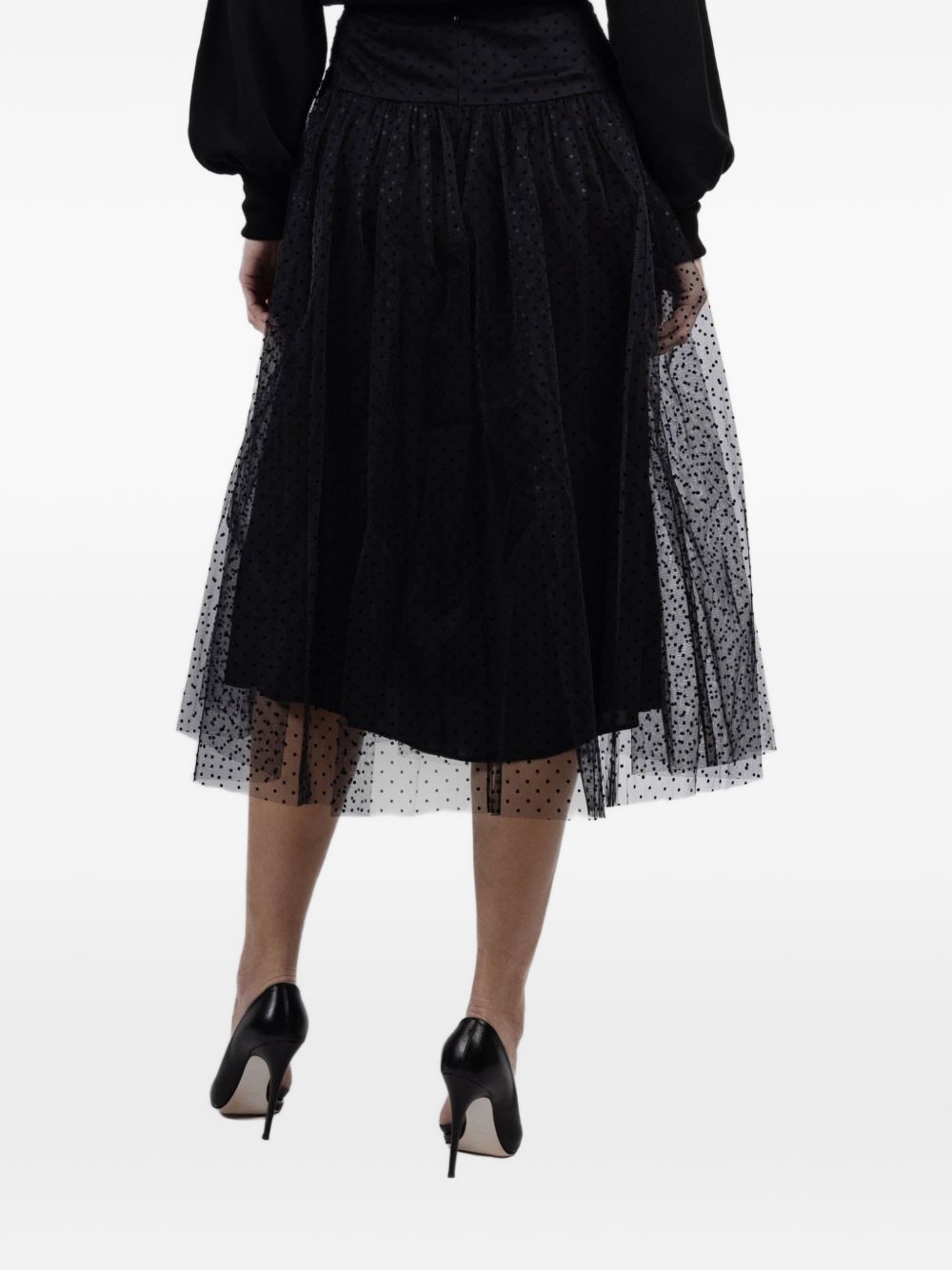Gonna midi a pois in nero Zimmermann - donna 