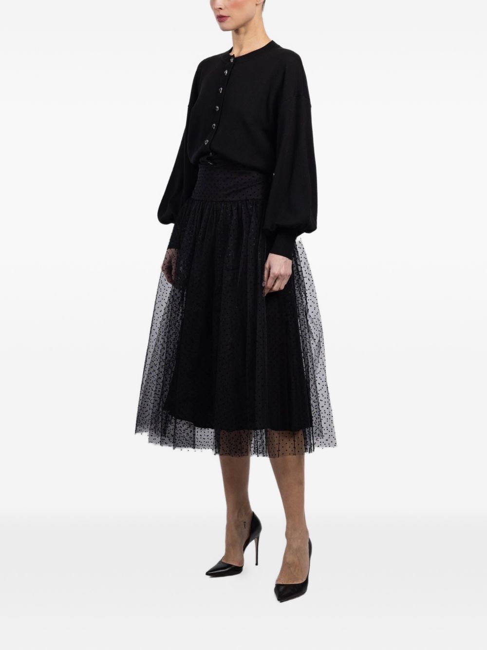 Gonna midi a pois in nero Zimmermann - donna 