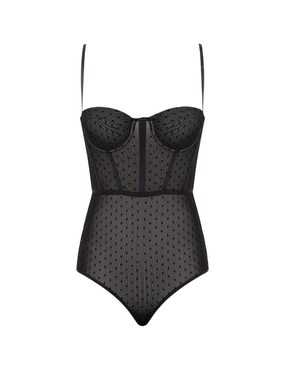 Body a pois in nero Zimmermann - donna 
