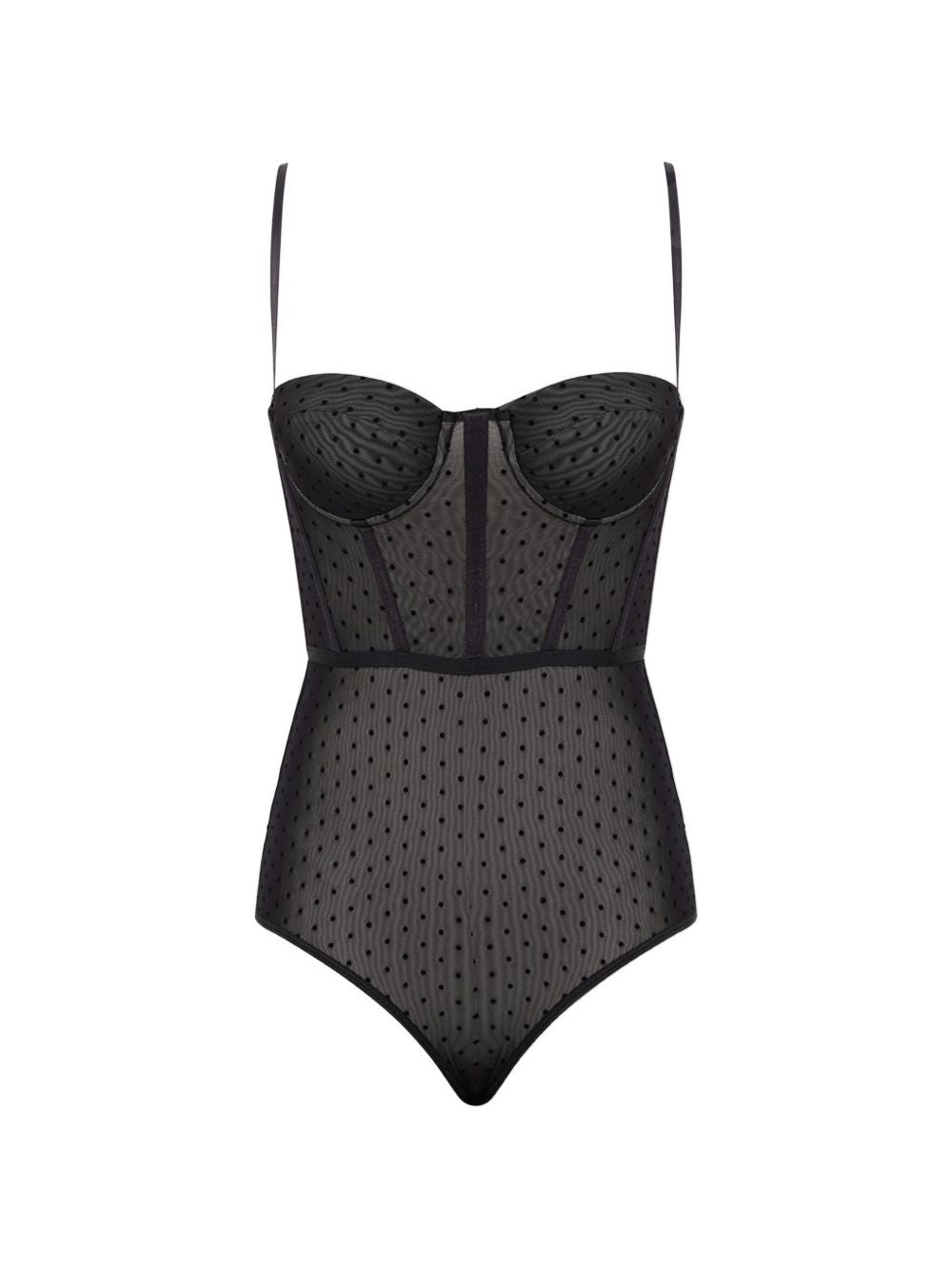 Body a pois in nero Zimmermann - donna 