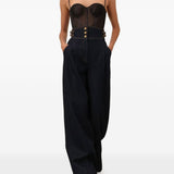 Body a pois in nero Zimmermann - donna 