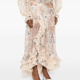 Gonna midi Rebellion con ruches Zimmermann - donna 