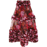 Gonna midi luna a fiori multicolore Zimmermann - donna 