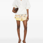 Pantaloncini tie-dye in giallo Zimmermann - donna 
