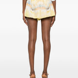Pantaloncini tie-dye in giallo Zimmermann - donna 