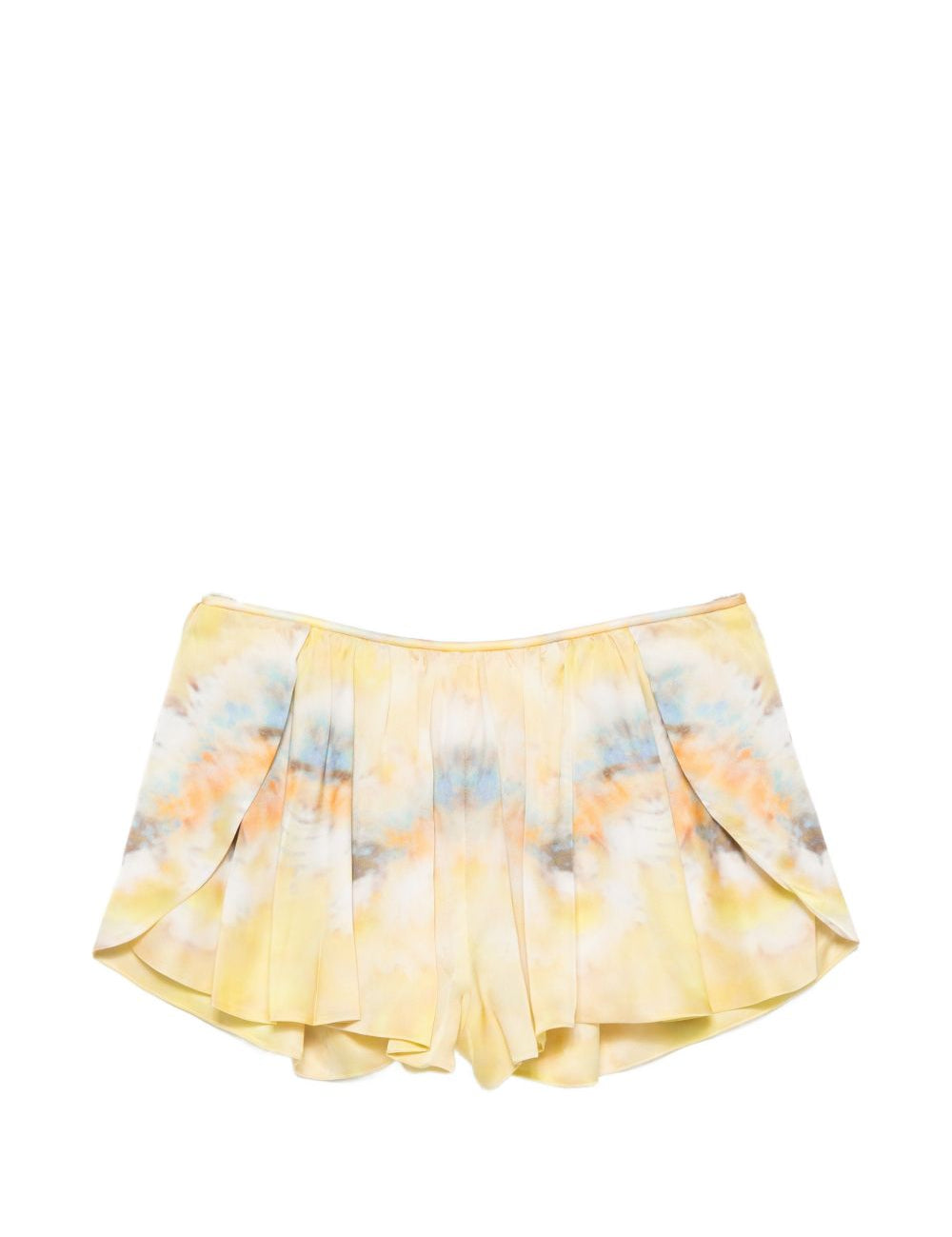 Pantaloncini tie-dye in giallo Zimmermann - donna 