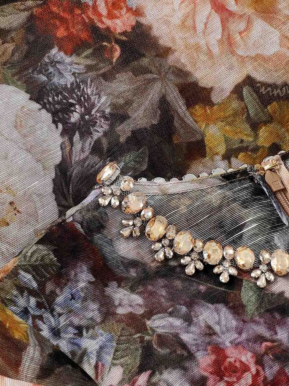 Abito mini alchemy a fiori multicolore Zimmermann - donna 