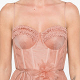 Abito Luna con ruches in rosa ZIMMERMANN - donna 
