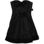 Abito mini con fiori in nero Zimmermann - donna 