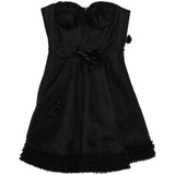 Abito mini con fiori in nero Zimmermann - donna 