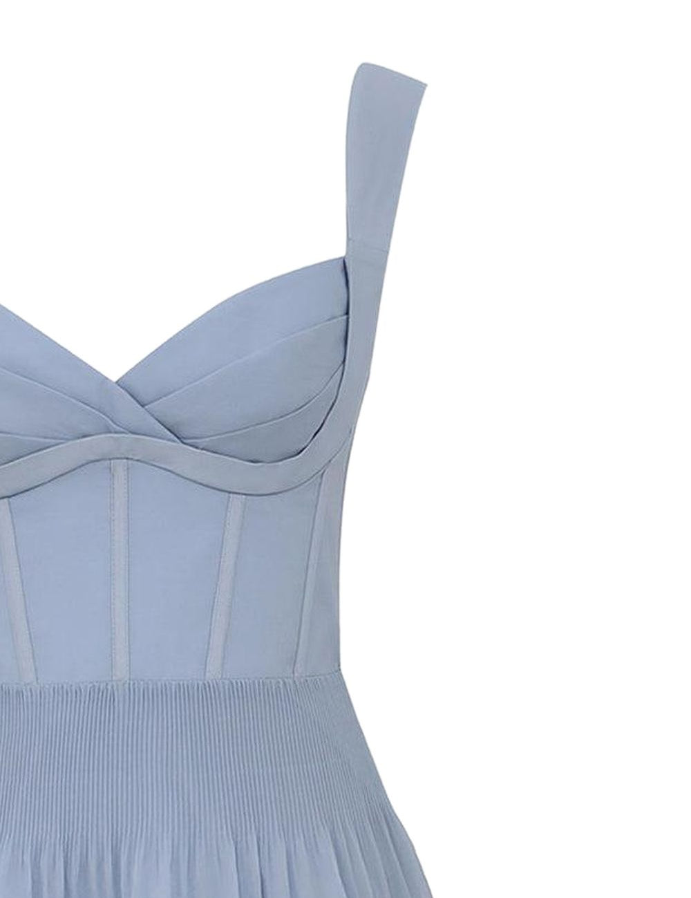 Abito mini a pieghe in blu ZIMMERMANN - donna 